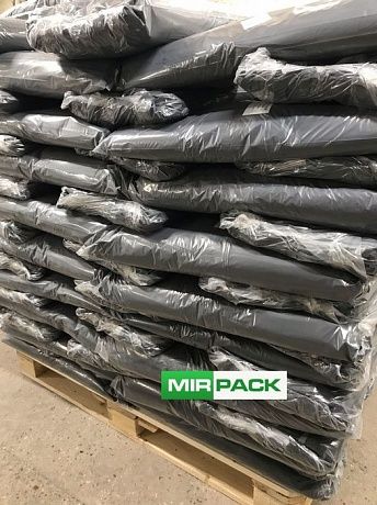 Мешки для мусора 180 литров 35 мкм, в пачках 200 шт черные - Вид 2